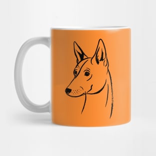 Basenji (Orange and Black) Mug